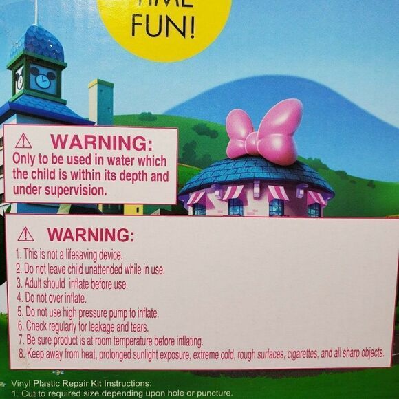 Disney Minnie Mouse Junior Ride-In Float Seat Fun 0-3 Years Swim Inflatable Ring - Picture 3 of 7